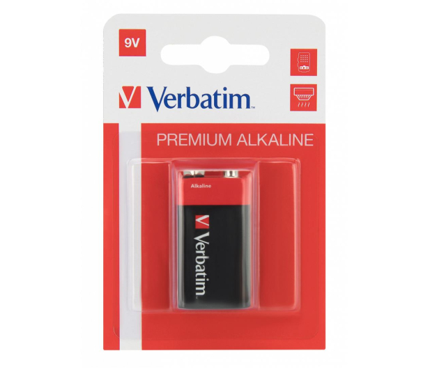 VERBATIM Premium Alkaline 9V R9 6LR61 49924 - 1277579 - zdjęcie